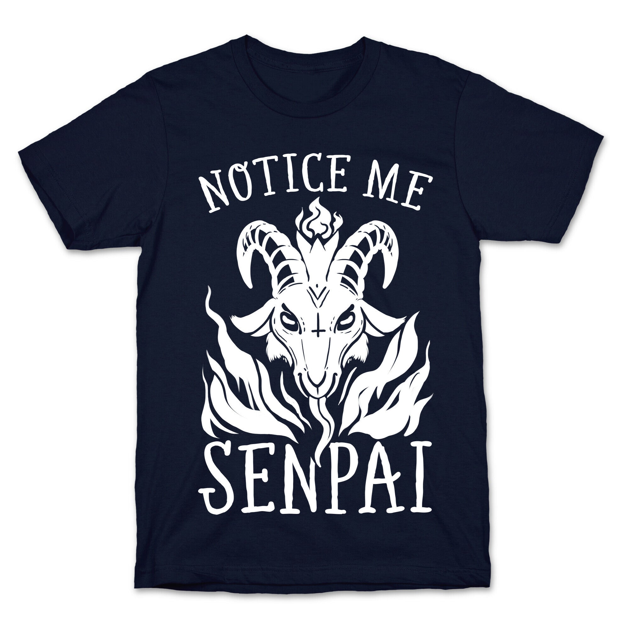 Notice Me Senpai! (Baphomet) T-Shirt