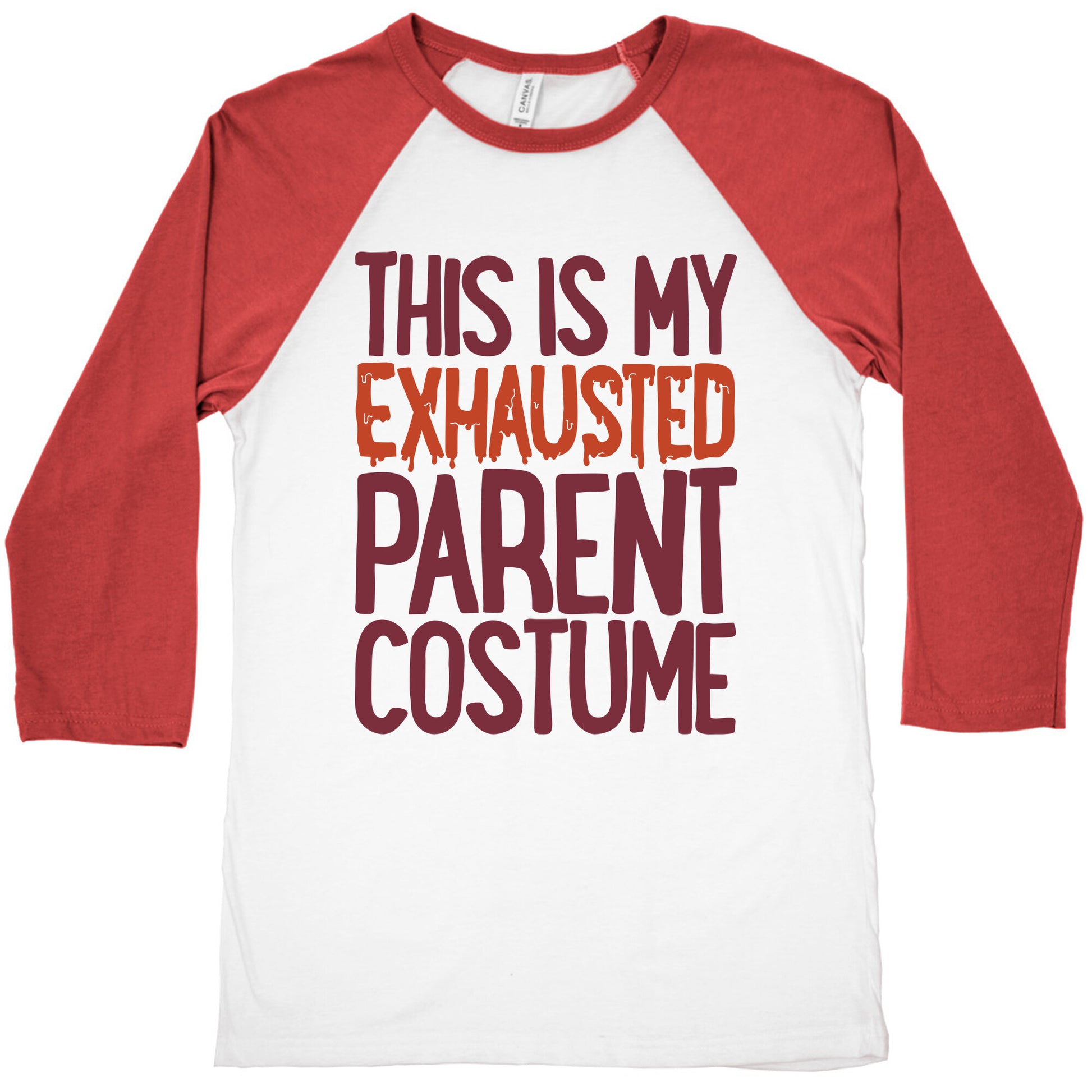 This is My Exhausted Parent Costume Baseball Tee