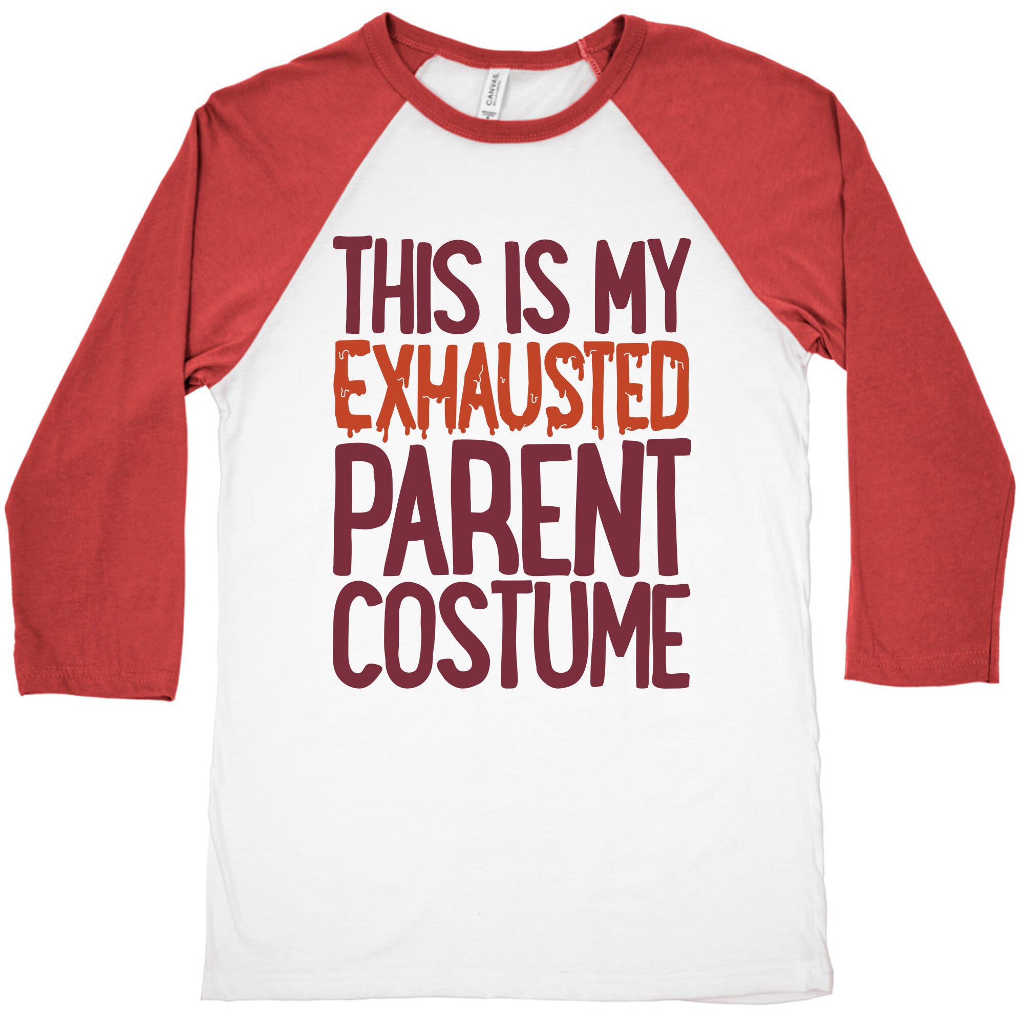 This is My Exhausted Parent Costume Baseball Tee