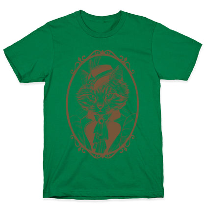 Victorian Portrait of Cat Lady T-Shirt