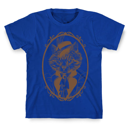 Victorian Portrait of Cat Lady T-Shirt