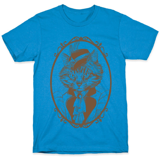 Victorian Portrait of Cat Lady T-Shirt