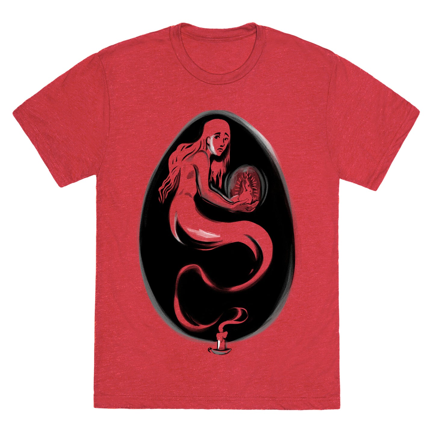 Candle Ghost Unisex Triblend Tee