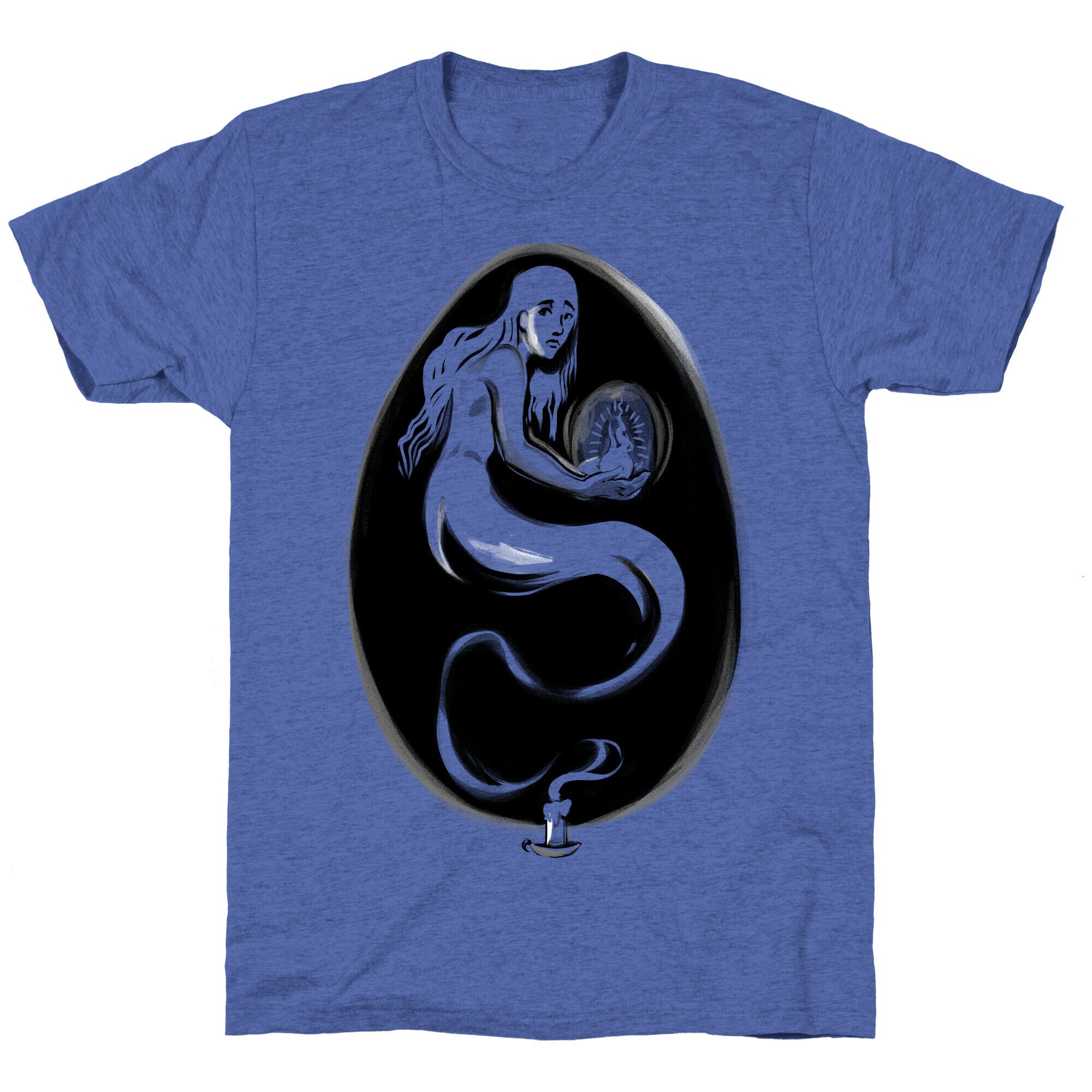 Candle Ghost Unisex Triblend Tee