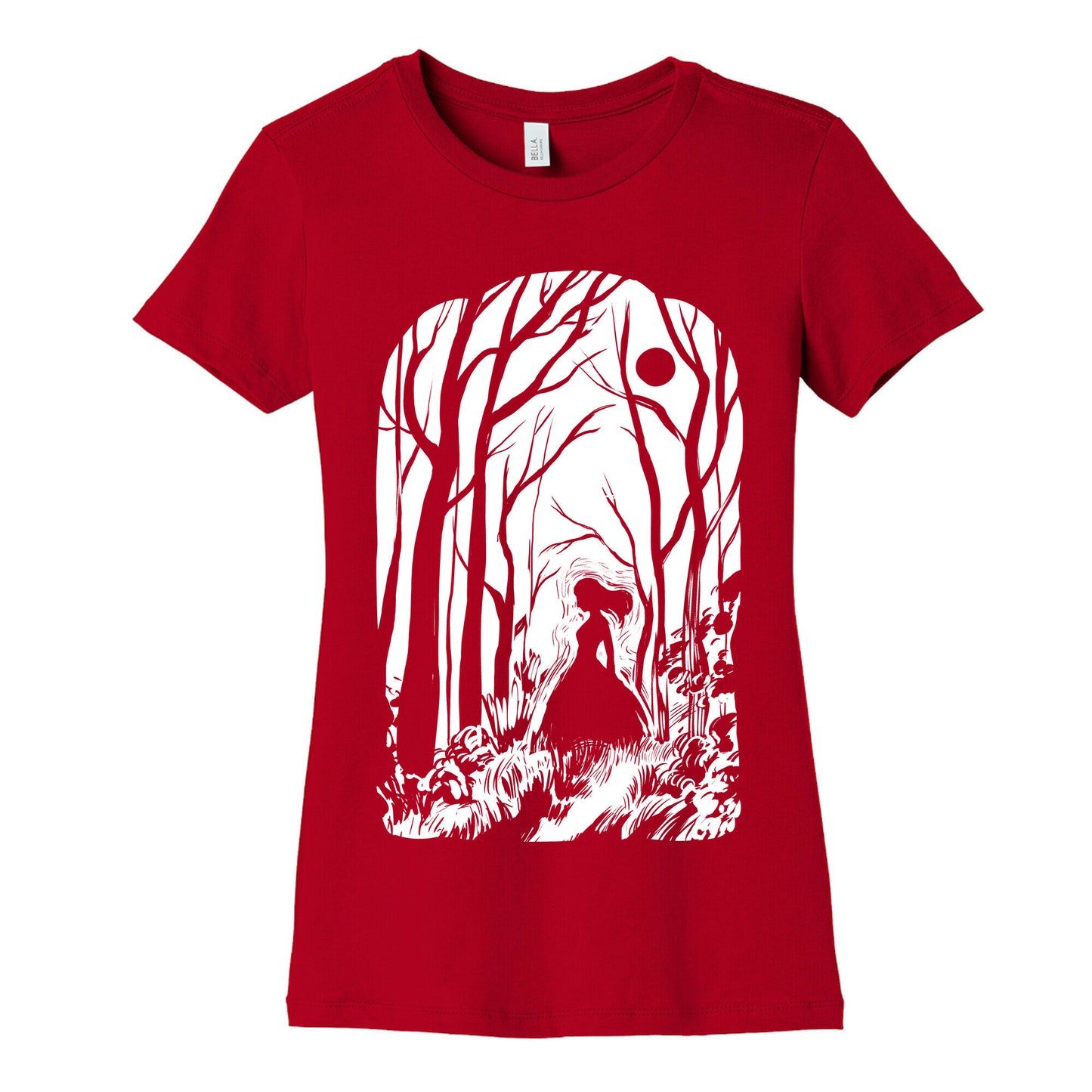 Ghost In The Woods Women's Cotton Tee