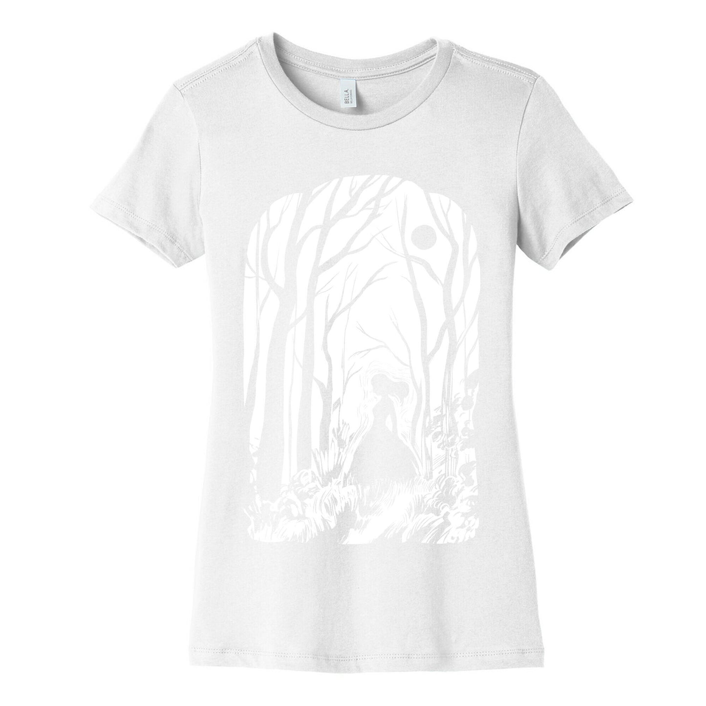 Ghost In The Woods Women's Cotton Tee