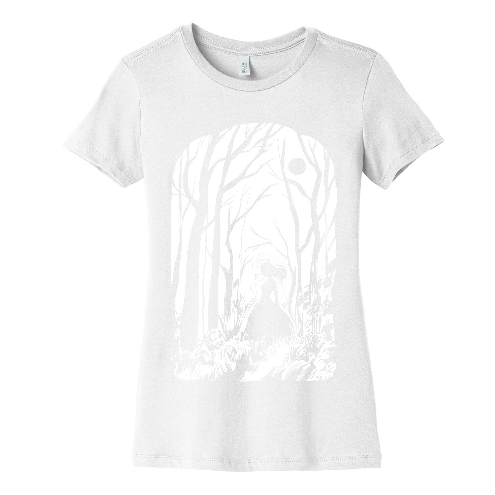 Ghost In The Woods Women's Cotton Tee