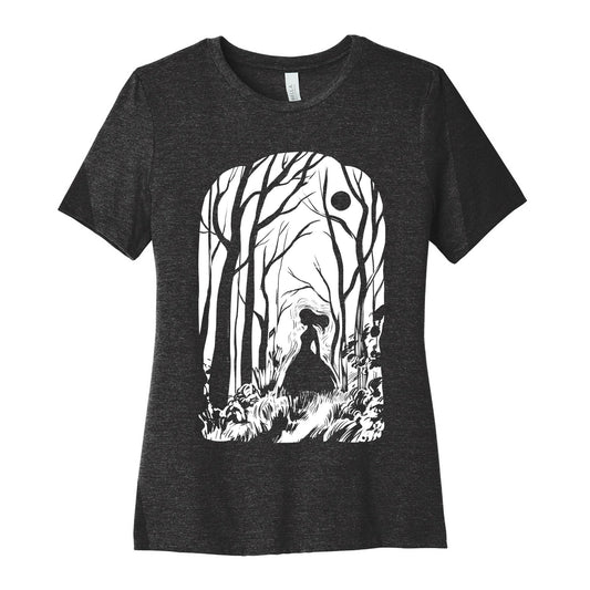Ghost In The Woods Women's Cotton Tee