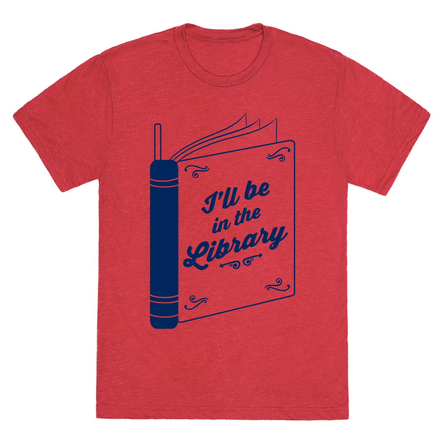 I'll Be In The Library Unisex Triblend Tee