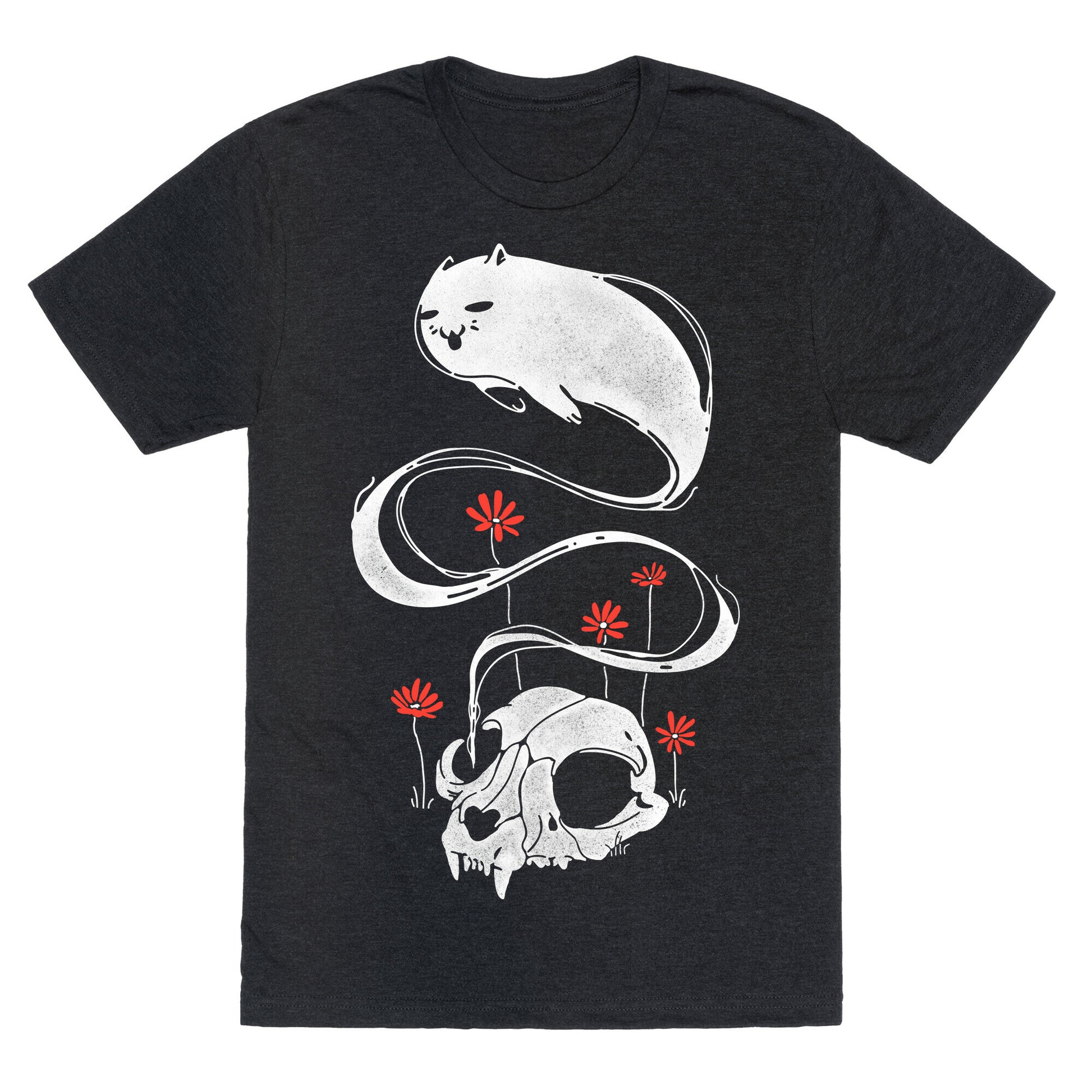 Cat Ghost Unisex Triblend Tee