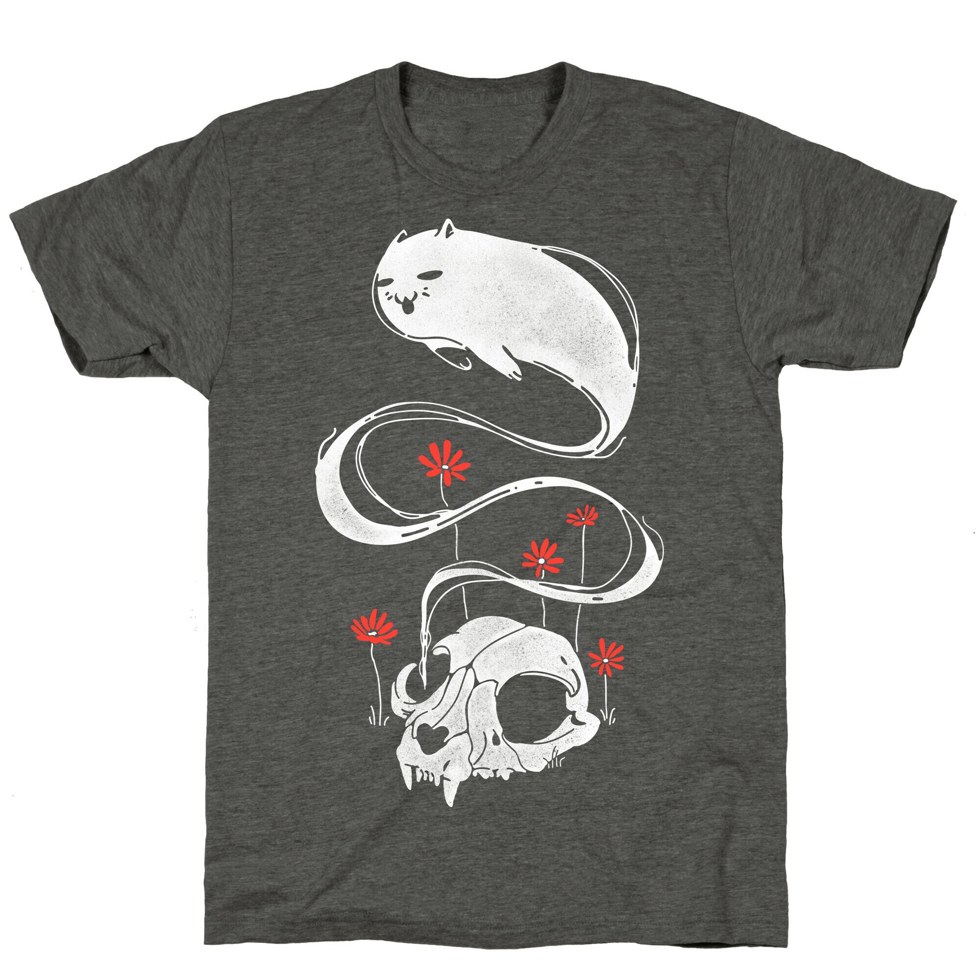 Cat Ghost Unisex Triblend Tee