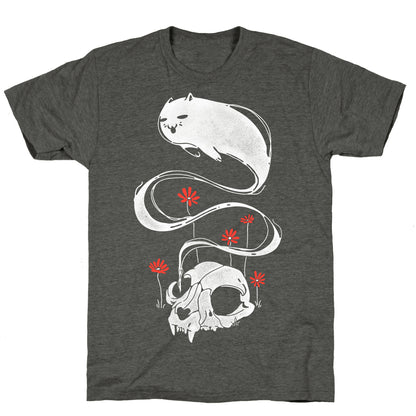 Cat Ghost Unisex Triblend Tee