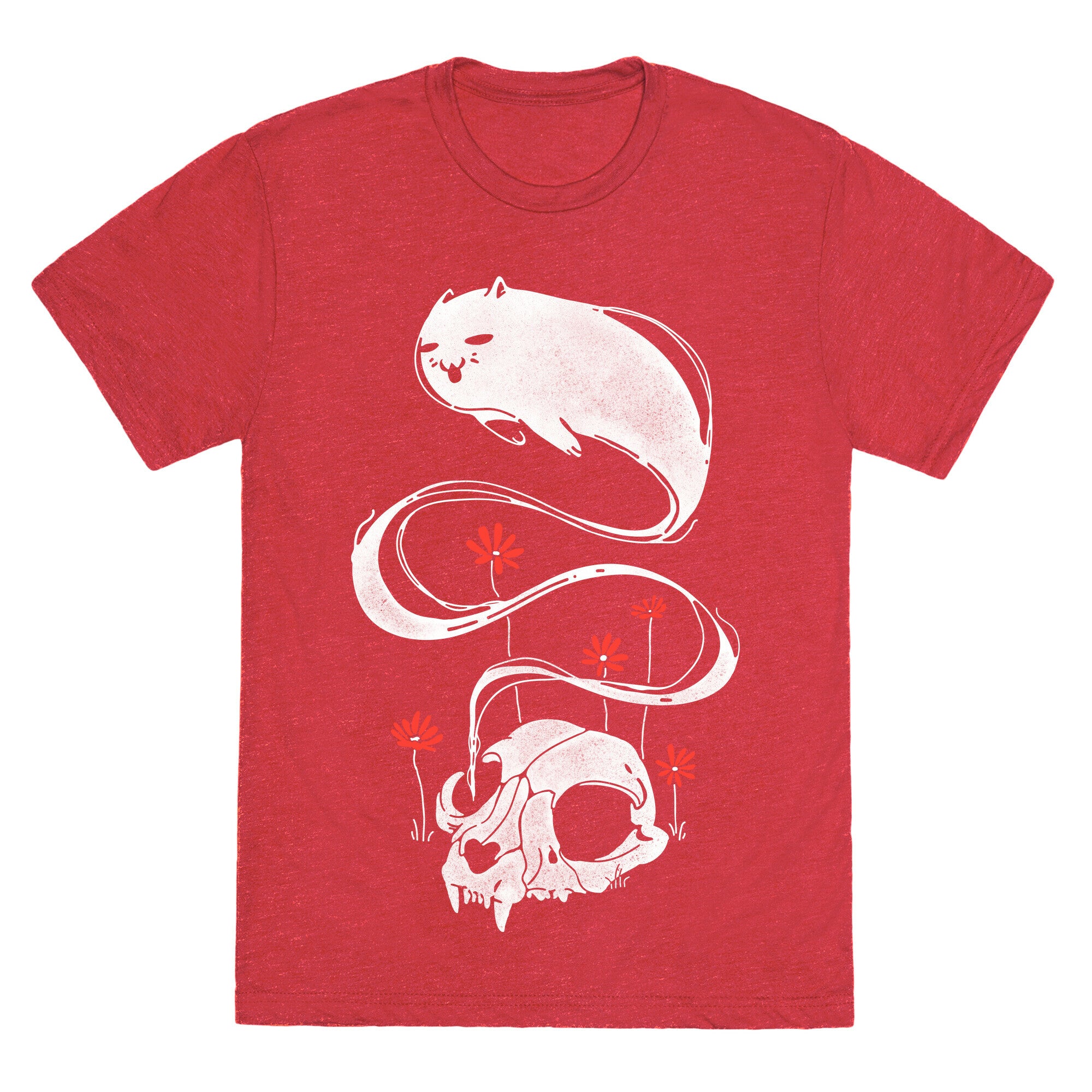 Cat Ghost Unisex Triblend Tee