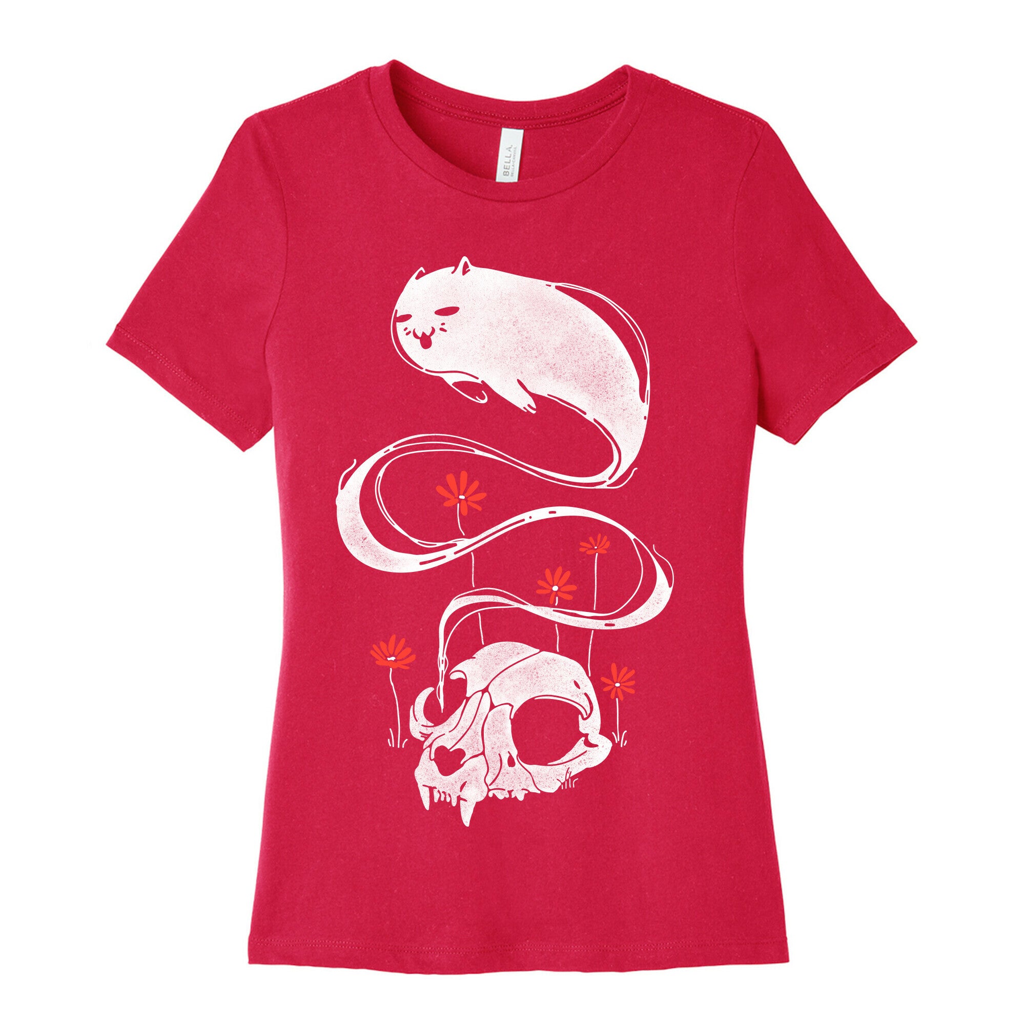 Cat Ghost Women's Cotton Tee