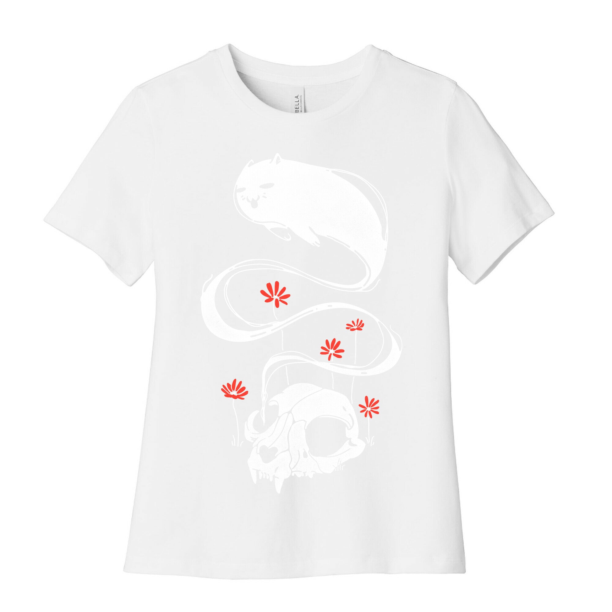 Cat Ghost Women's Cotton Tee