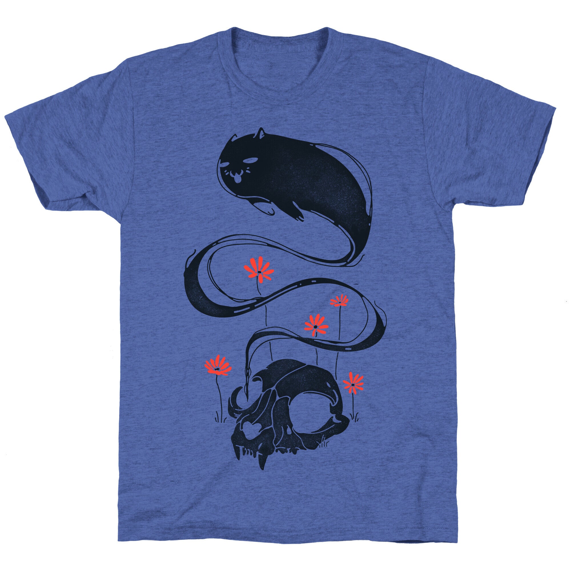 Cat Ghost Unisex Triblend Tee