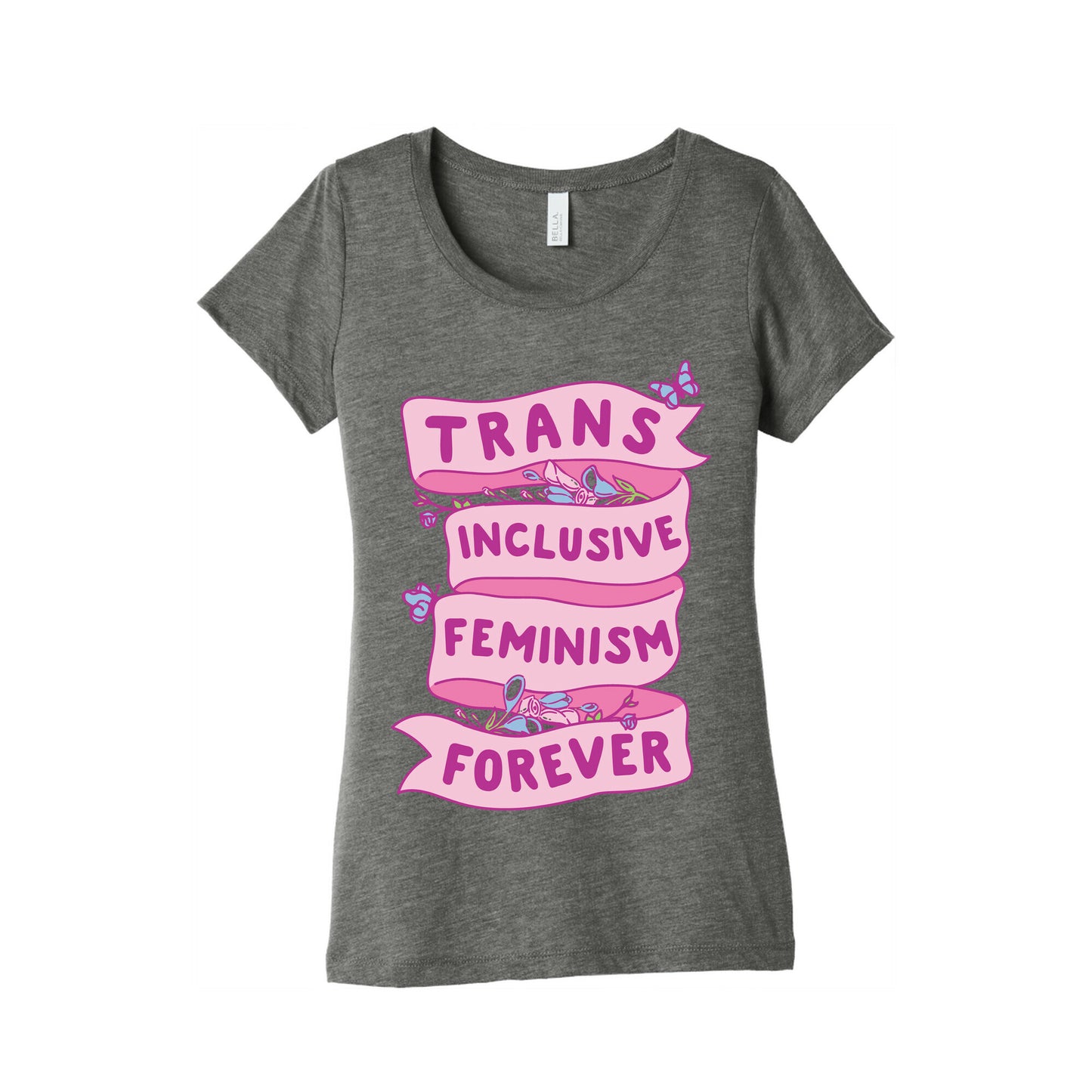 Trans Inclusive Feminism Forever Women's Triblend Tee