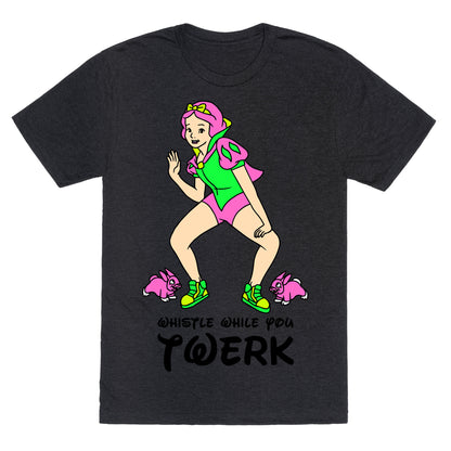 Whistle While You Twerk Unisex Triblend Tee