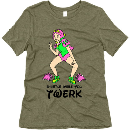 Whistle While You Twerk Women's Triblend Tee