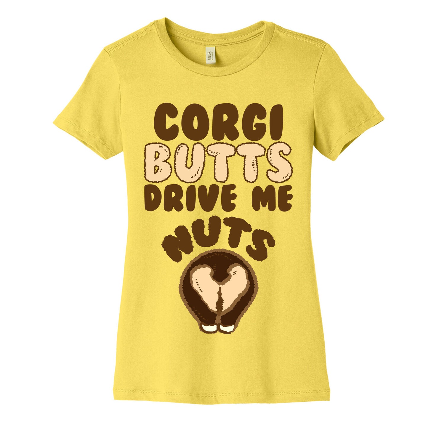 Corgi Butts Women's Cotton Tee