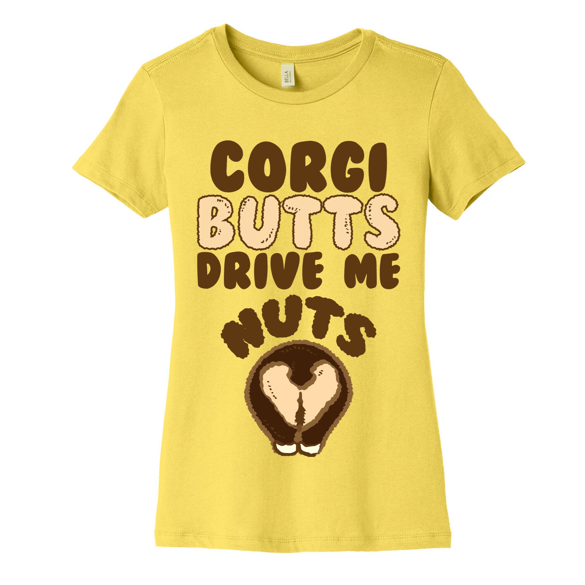 Corgi Butts Women's Cotton Tee