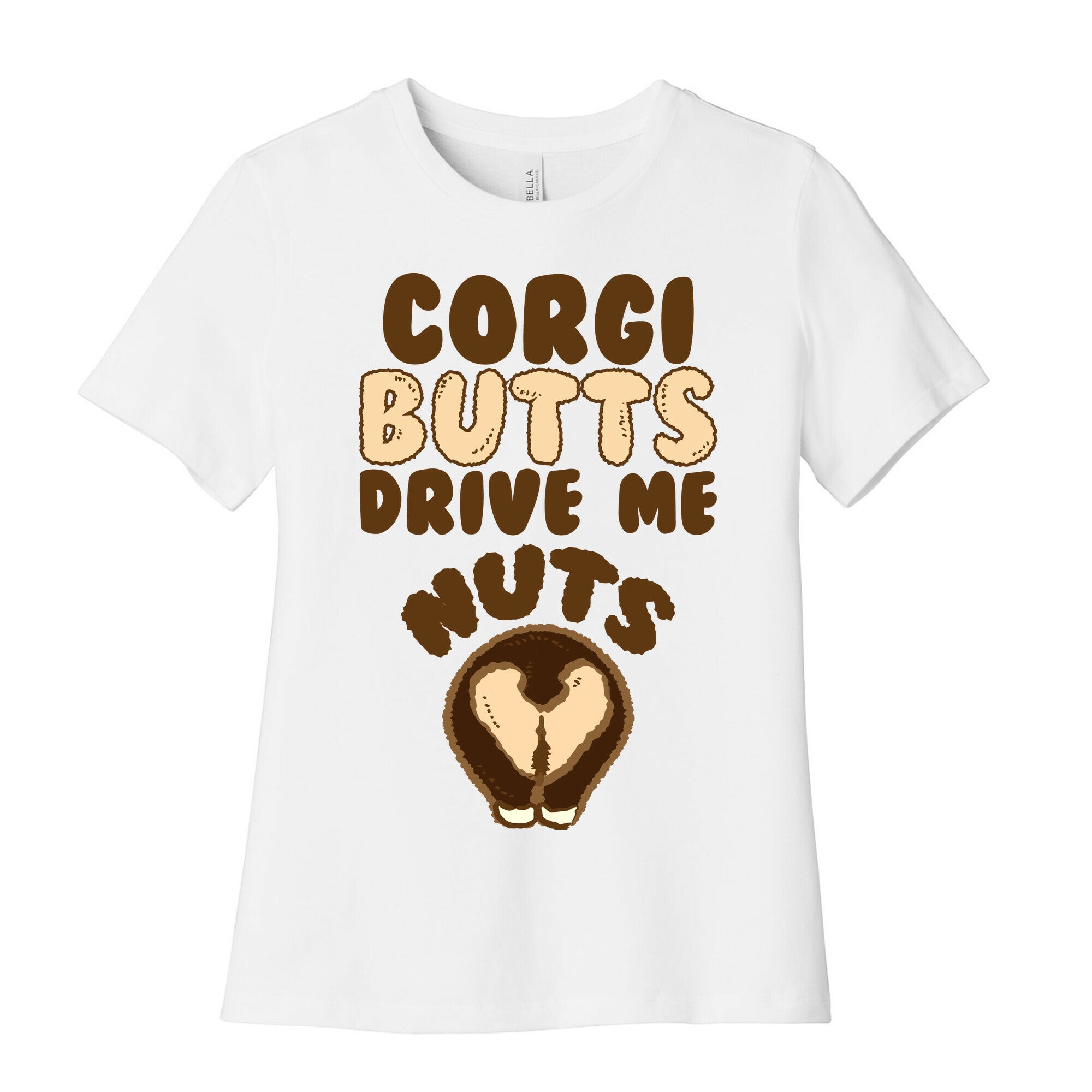 Corgi Butts Women's Cotton Tee