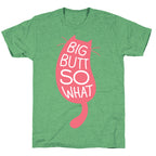 Big Butt So What Unisex Triblend Tee
