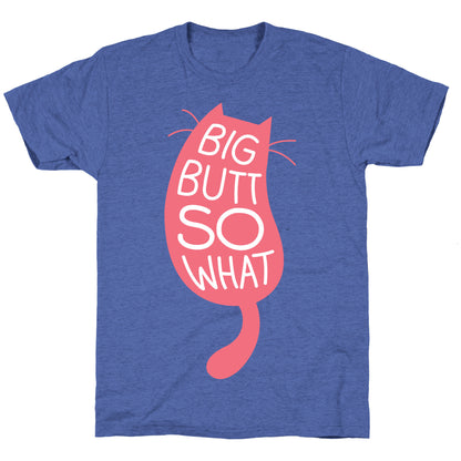 Big Butt So What Unisex Triblend Tee