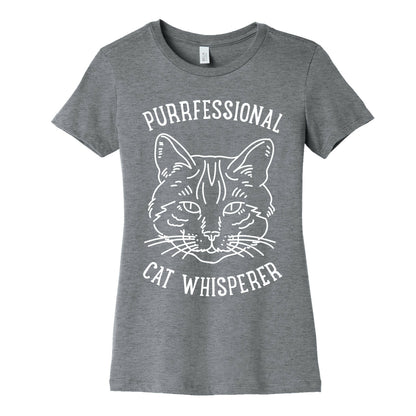 Purrfessional Cat Whisperer Women's Cotton Tee