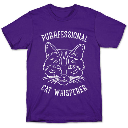 Purrfessional Cat Whisperer T-Shirt