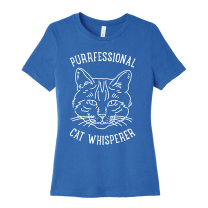 Purrfessional Cat Whisperer Women's Cotton Tee