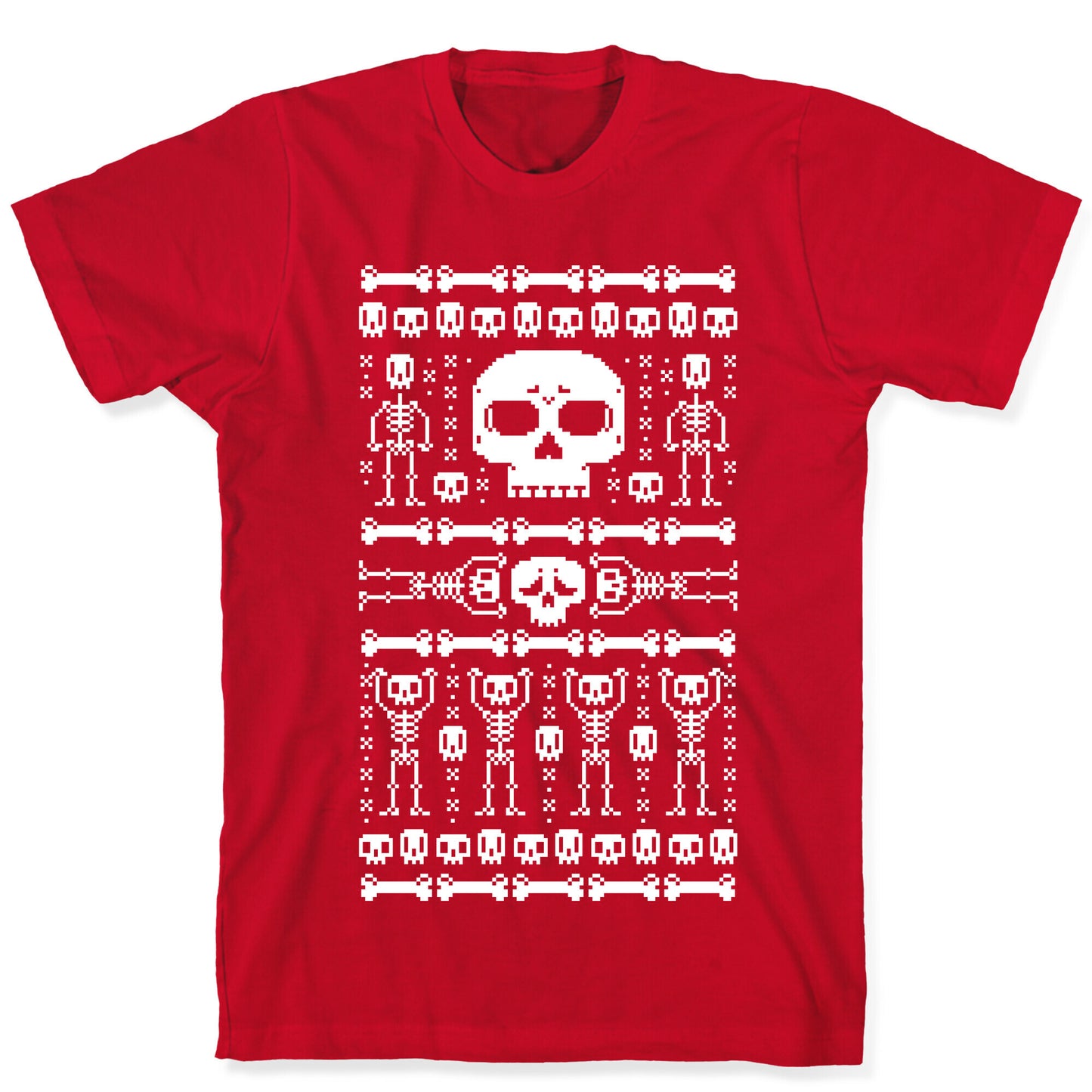 Ugly Skeleton Sweater T-Shirt