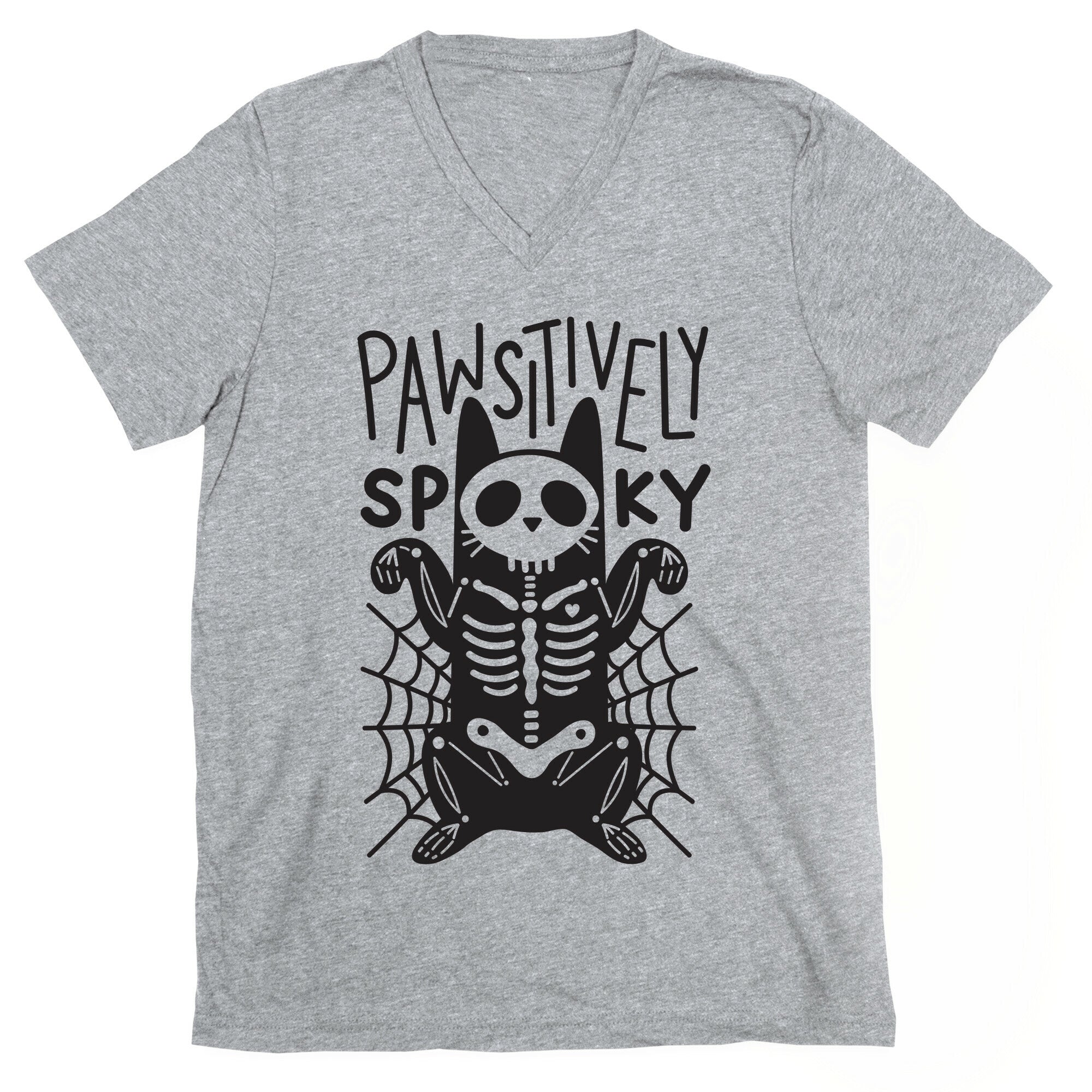 Pawsitively Spooky V-Neck
