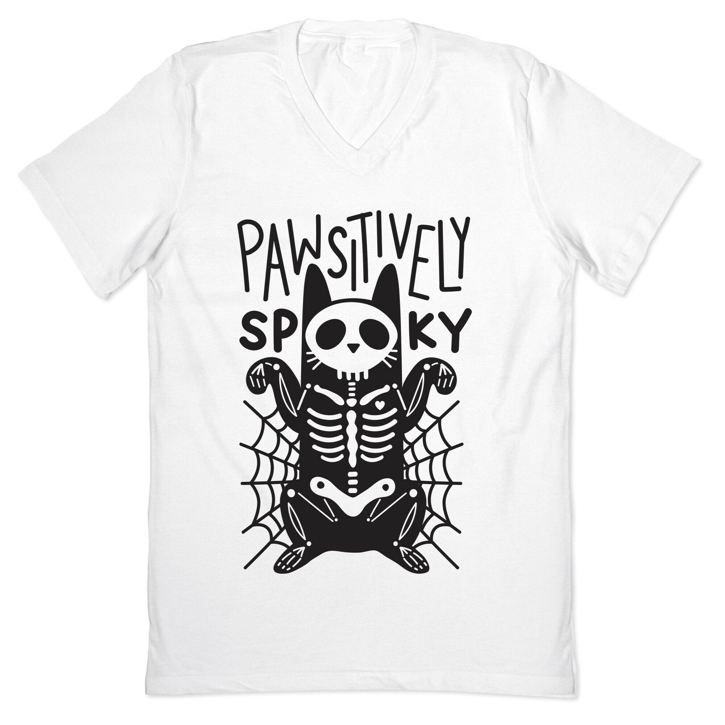 Pawsitively Spooky V-Neck