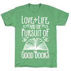 Pursuit of Good Books Unisex Triblend Tee