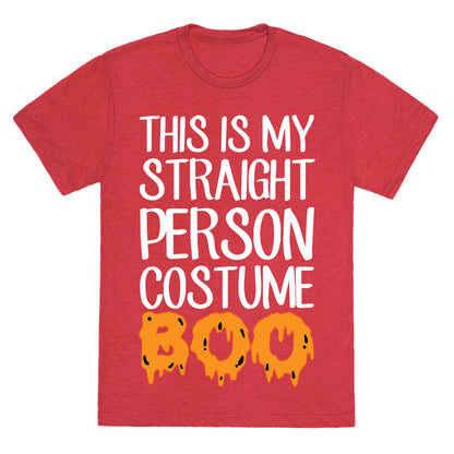 Straight Costume Unisex Triblend Tee