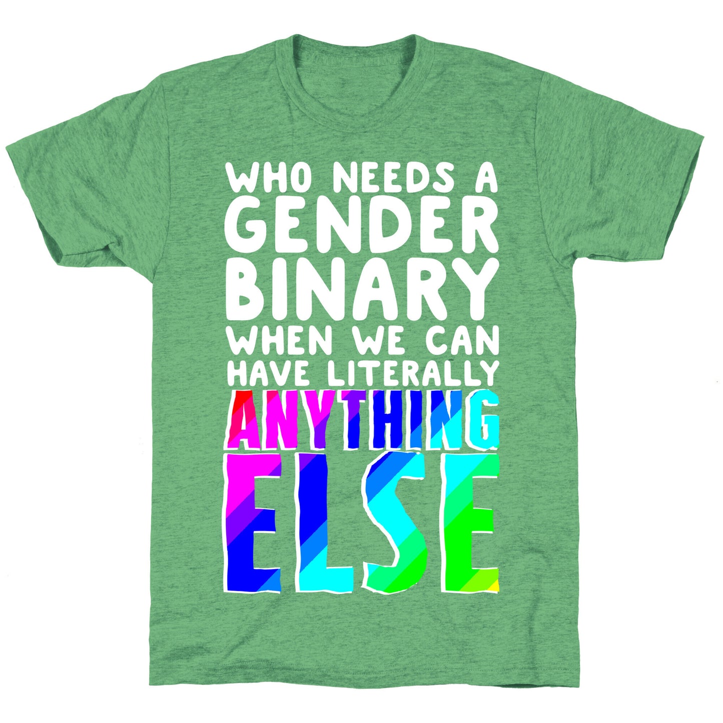 Why Gender Binary Unisex Triblend Tee