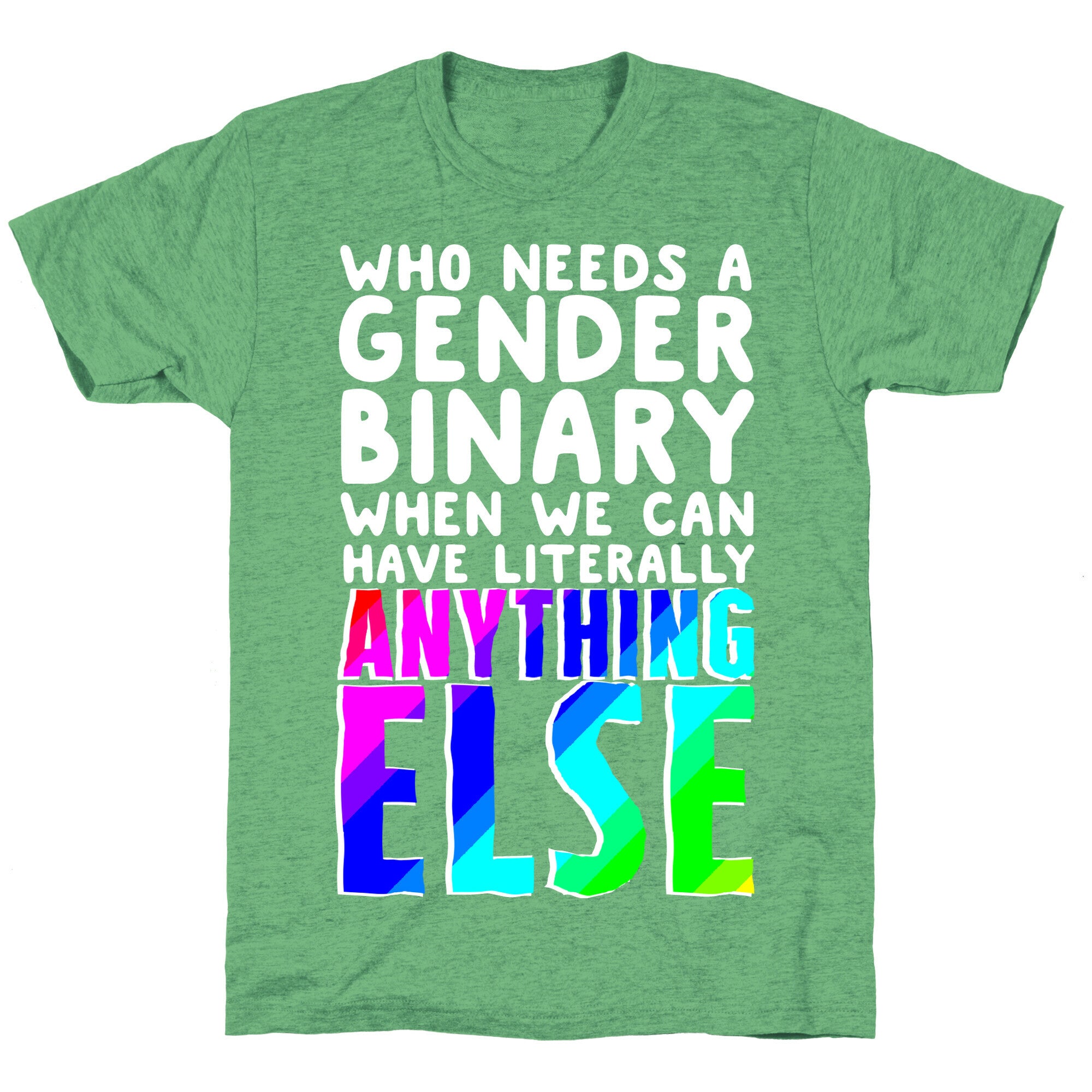 Why Gender Binary Unisex Triblend Tee