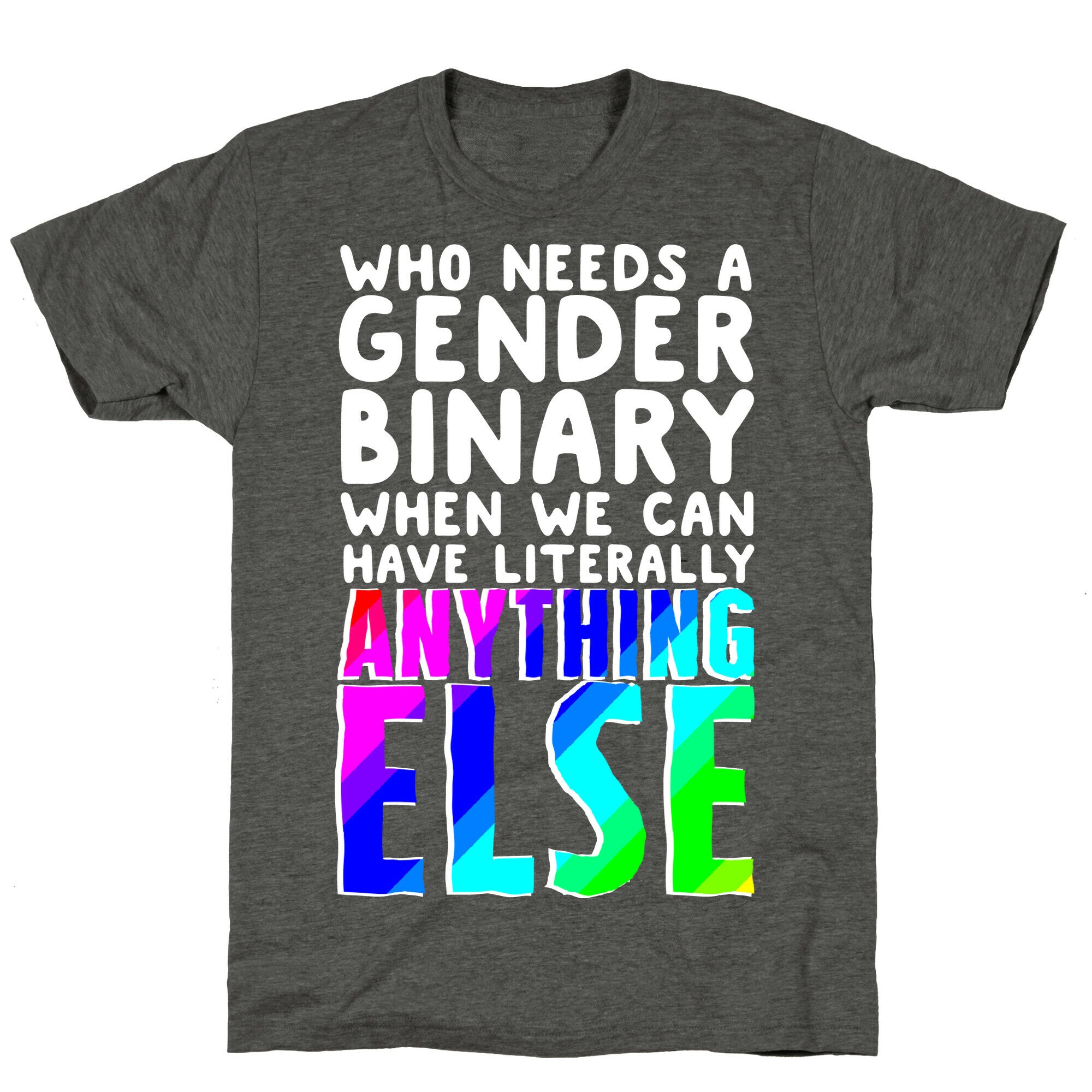 Why Gender Binary Unisex Triblend Tee