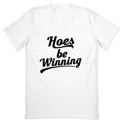 Hoes be Winning V-Neck