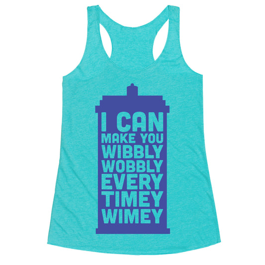 Every Timey Wimey Tank Racerback Tank