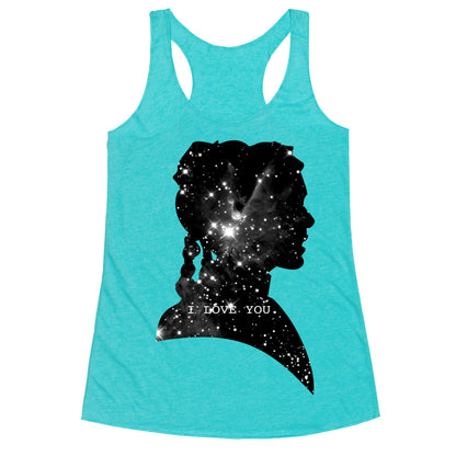 Leia Loves You Racerback Tank