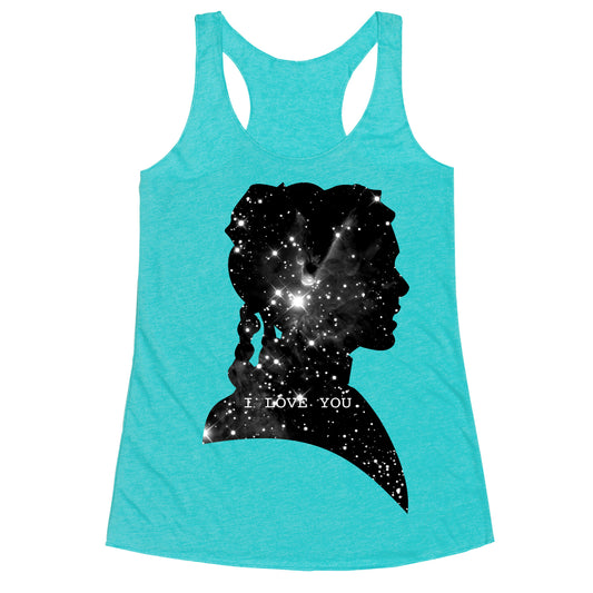 Leia Loves You Racerback Tank