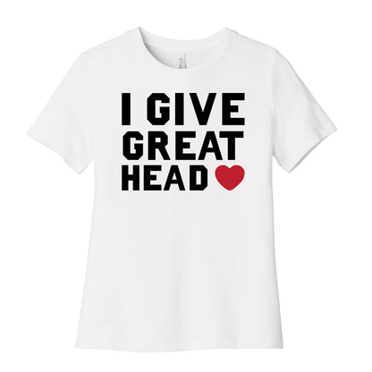 I Give Great Head Women's Cotton Tee