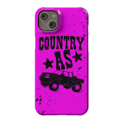 Country As Truck Phone Case