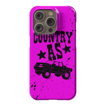 Country As Truck Phone Case