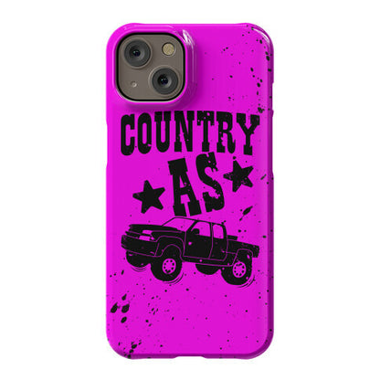 Country As Truck Phone Case