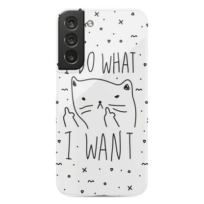 I Do What I Want Cat Phone Case