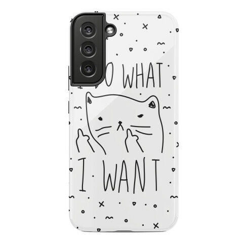 I Do What I Want Cat Phone Case