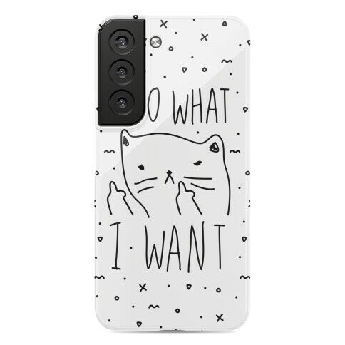 I Do What I Want Cat Phone Case